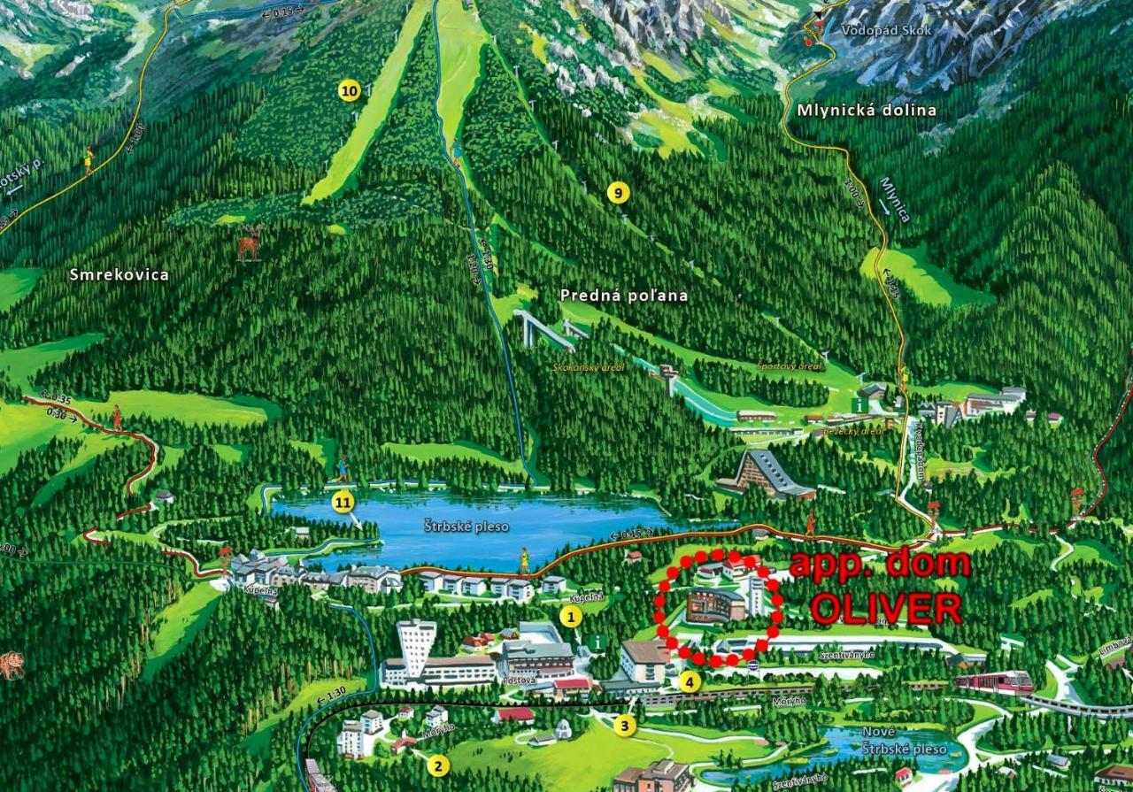 Strbske Pleso Rezidencia Oliver - Apartman 16A Dış mekan fotoğraf